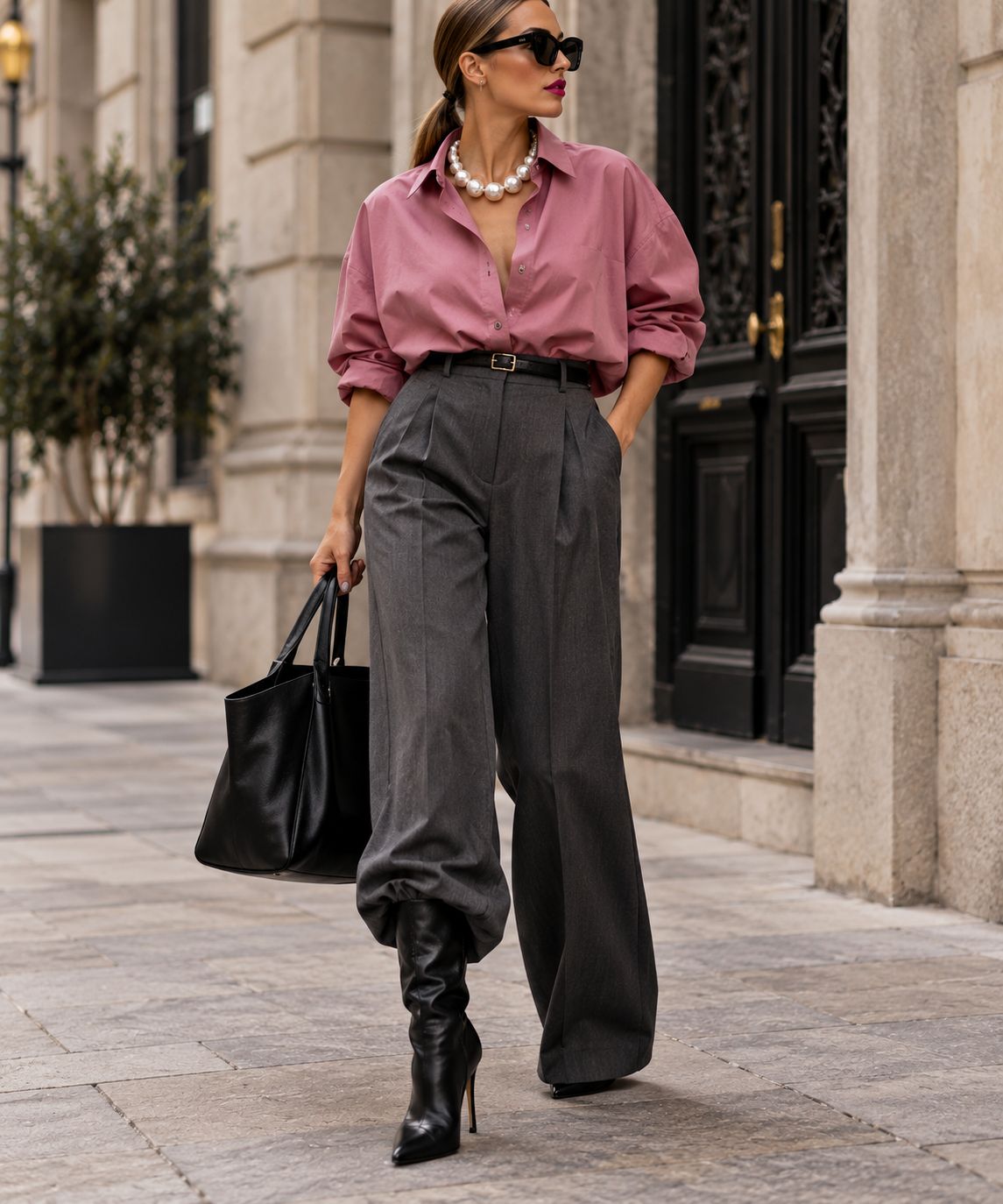 Fuchsia Flair on the City Streets Fuchsia Flair on the City Streets