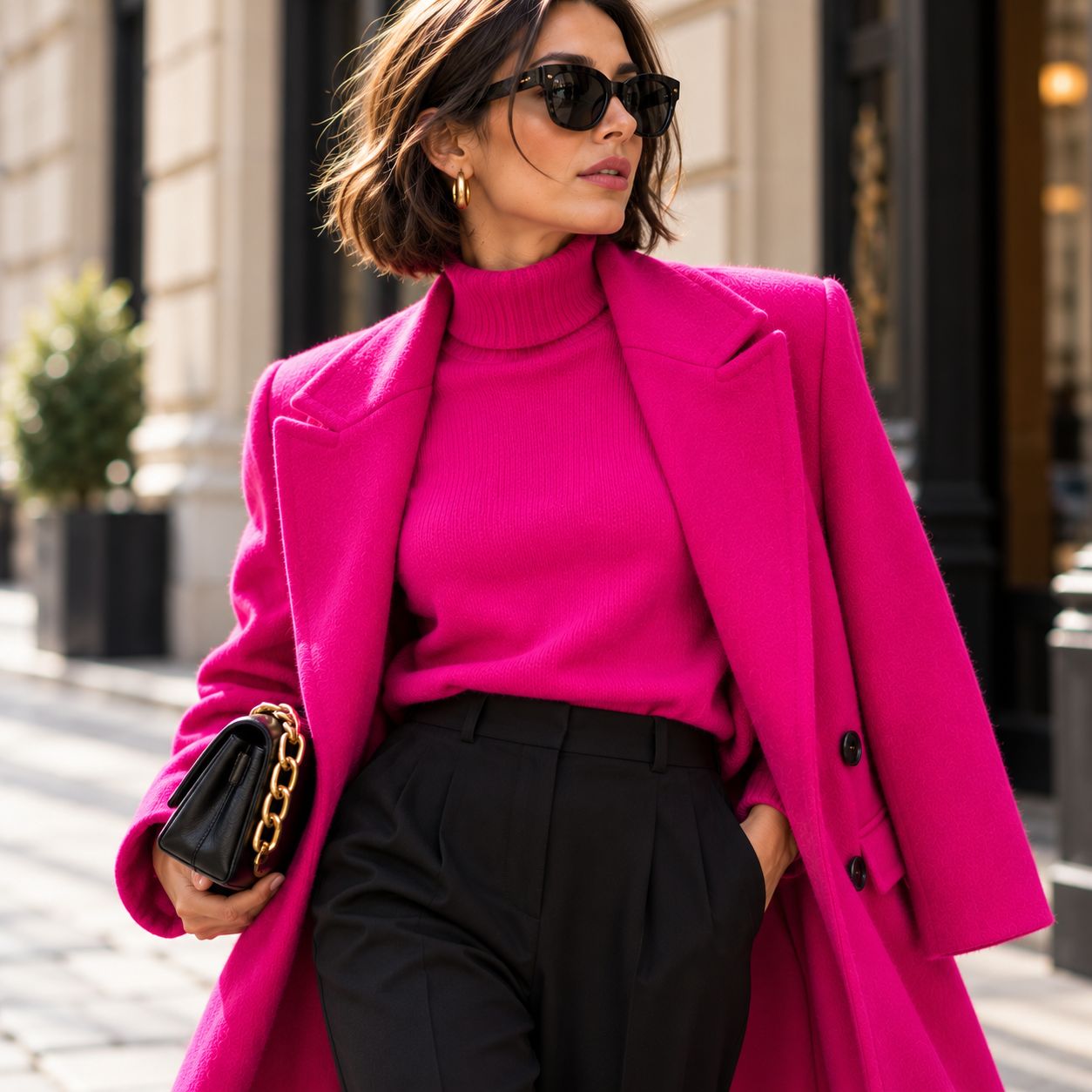 Fuchsia Street Style Editorial Fuchsia Street Style Editorial