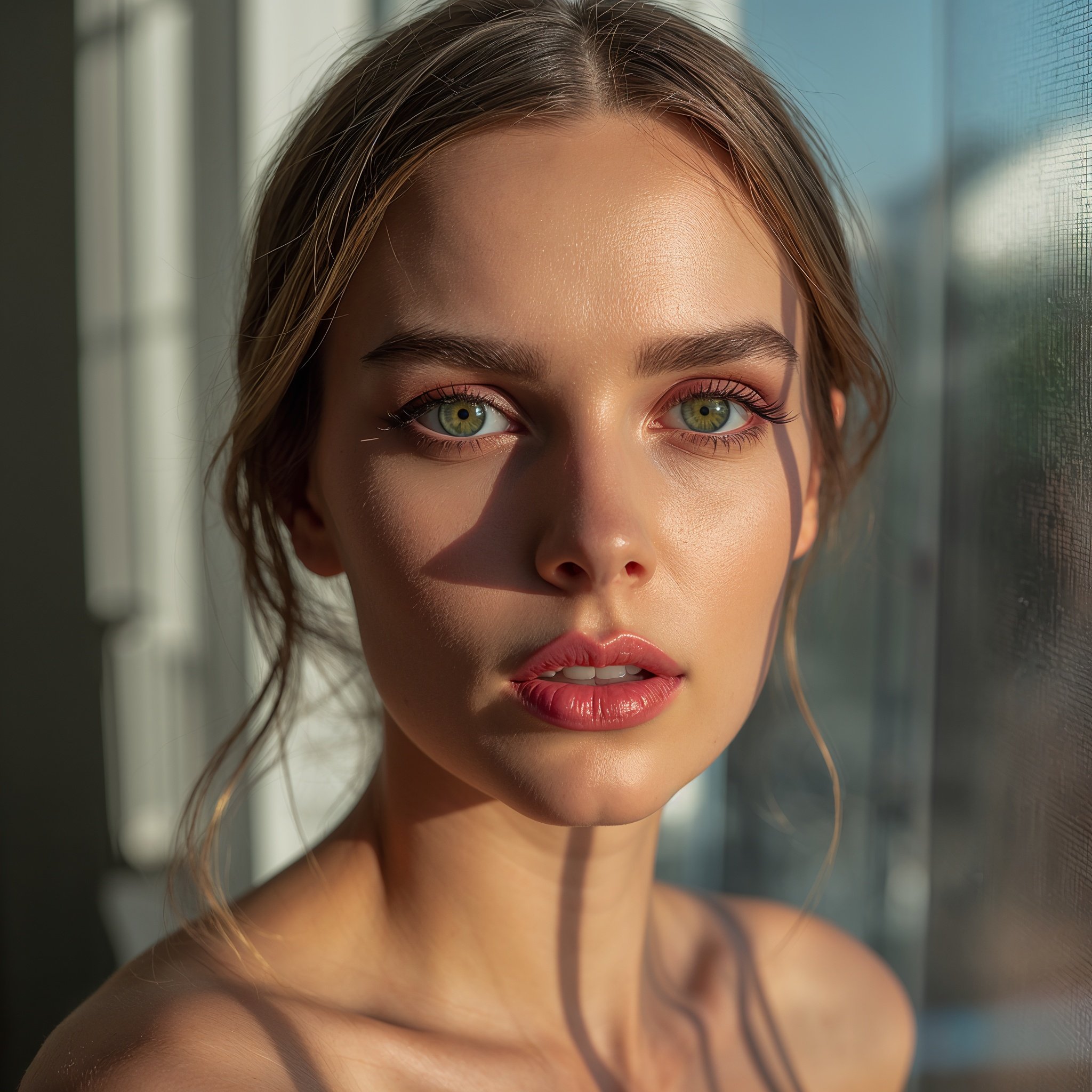 lucid-origin_Photorealistic_editorial_beauty_image_of_a_woman_with_green_eyes_wearing_subtle_-0