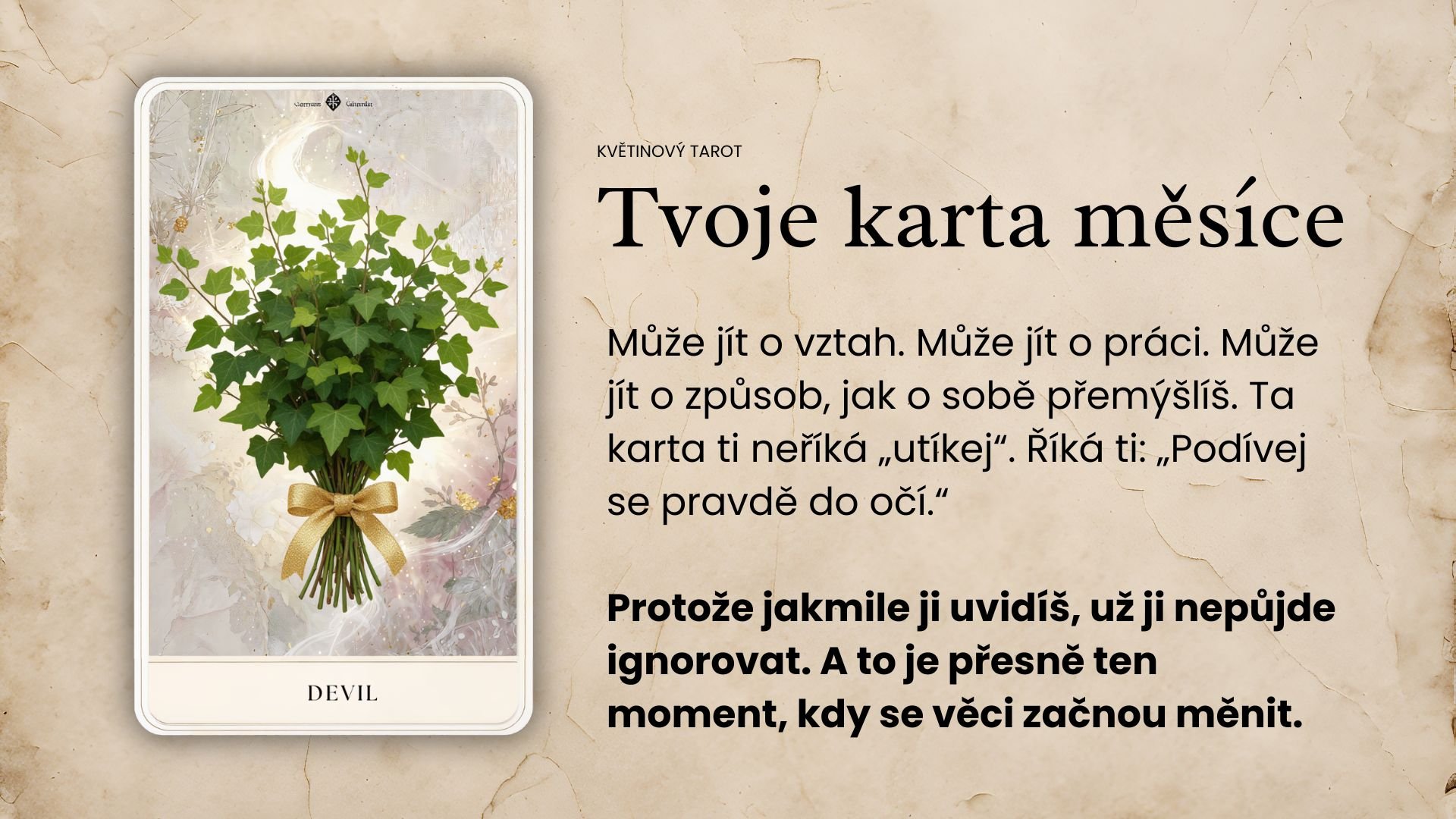 Možná neuděláš žádné velké gesto. Možná nikam dramaticky neodejdeš. Ale uvnitř se ti přehodí výhybka. A najednou to, co jsi dřív brala jako normu… už prostě nedává smysl. (3)