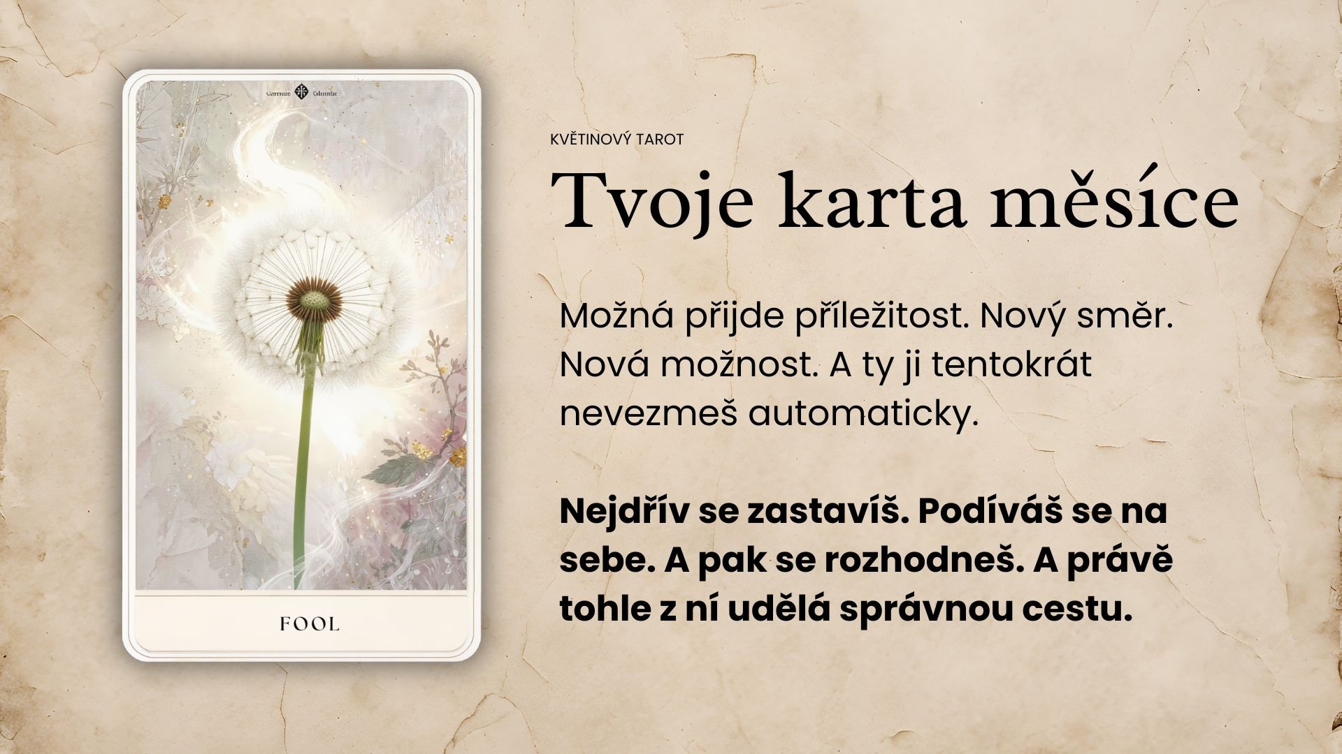 Možná neuděláš žádné velké gesto. Možná nikam dramaticky neodejdeš. Ale uvnitř se ti přehodí výhybka. A najednou to, co jsi dřív brala jako normu… už prostě nedává smysl. (8)