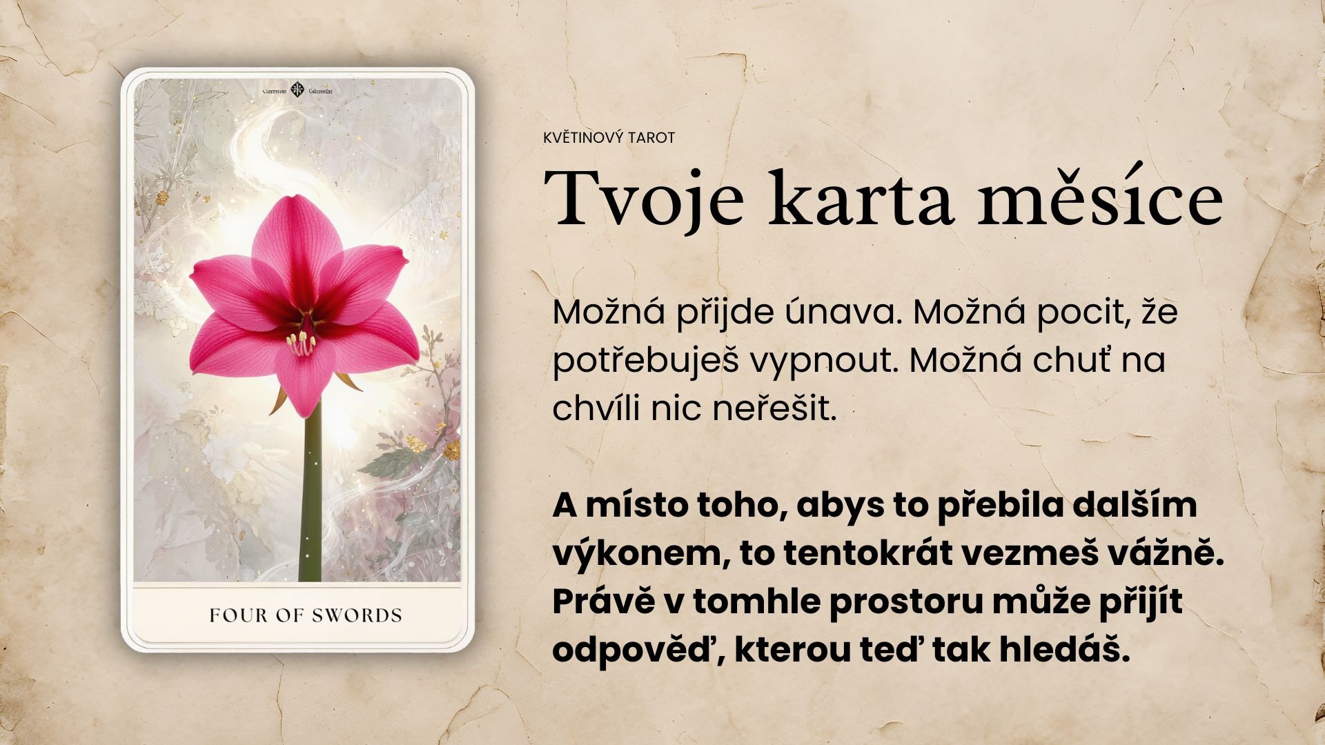 Možná neuděláš žádné velké gesto. Možná nikam dramaticky neodejdeš. Ale uvnitř se ti přehodí výhybka. A najednou to, co jsi dřív brala jako normu… už prostě nedává smysl. (9)