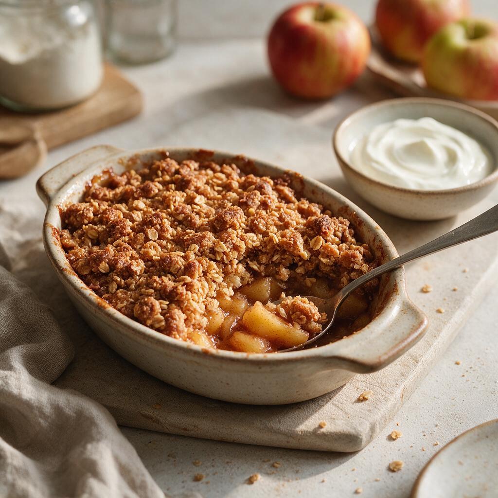 seedream-5.0-pro_High-end_realistic_food_editorial_photograph_of_a_freshly_baked_apple_crumble_in-0