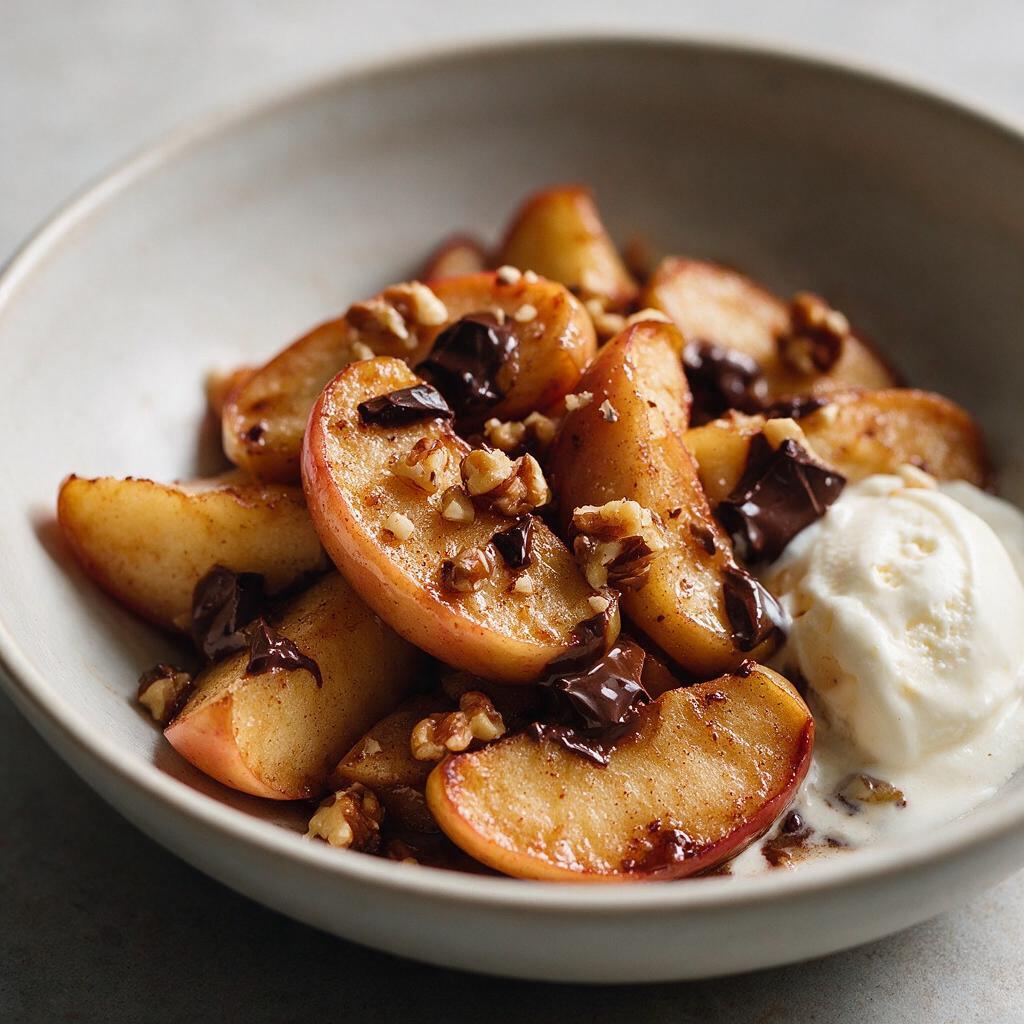 seedream-5.0-pro_High-end_realistic_food_editorial_photograph_of_warm_sautéed_apple_wedges_in_a_-0