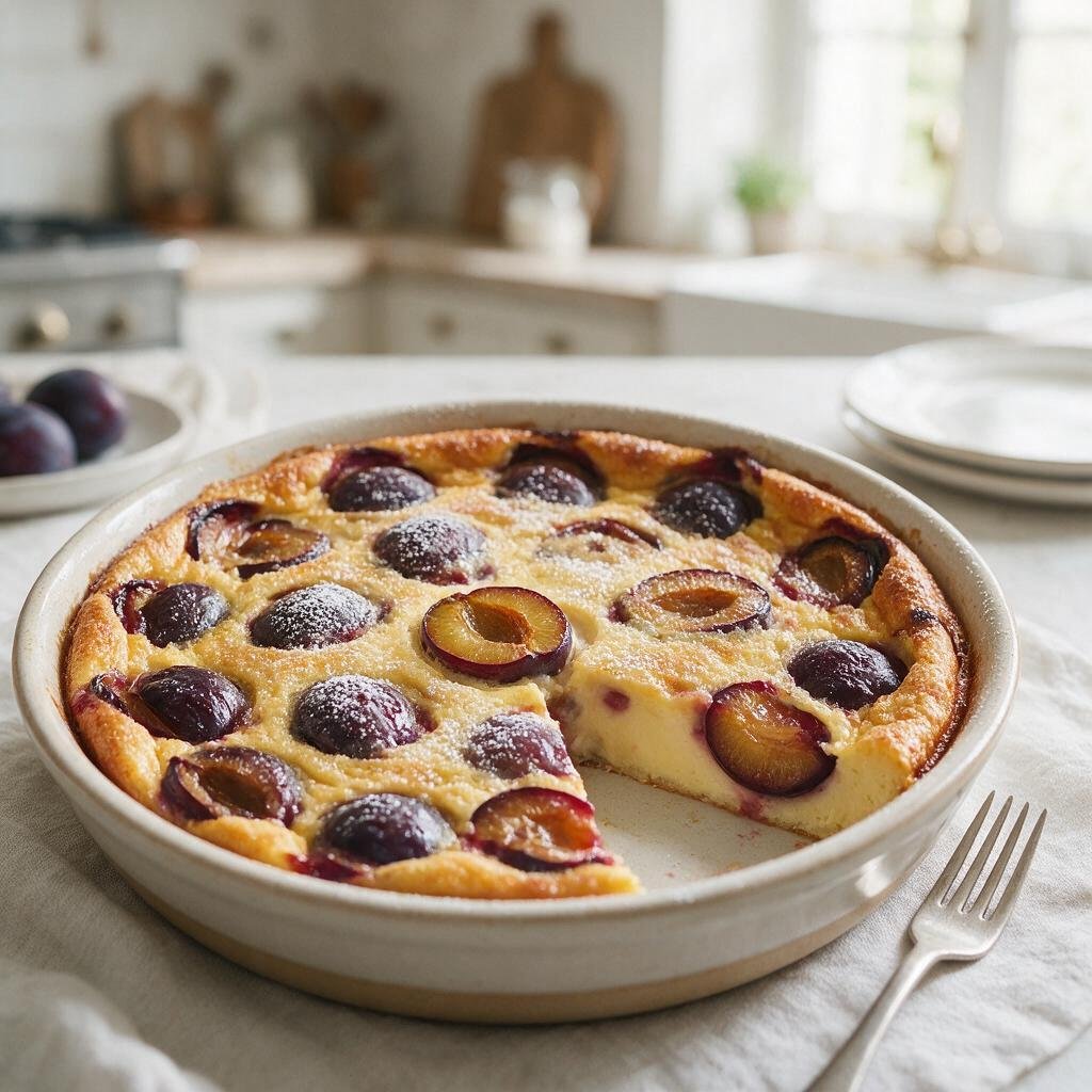 seedream-5.0-pro_Homemade_plum_clafoutis_baked_in_a_shallow_round_ceramic_dish_golden_softly_puff-0 seedream-5.0-pro_Homemade_plum_clafoutis_baked_in_a_shallow_round_ceramic_dish_golden_softly_puff-0
